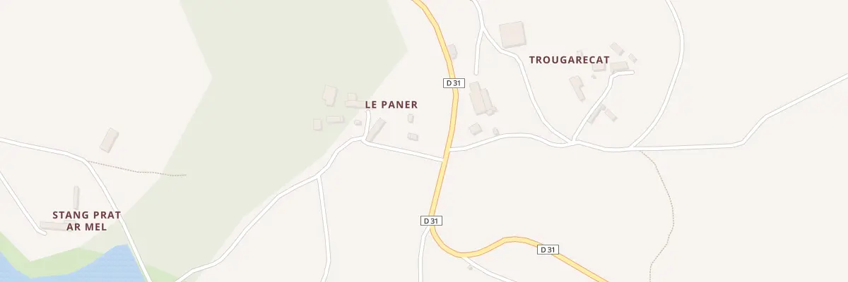 Plan du 5052 Le Paner à Lescouët-Gouarec