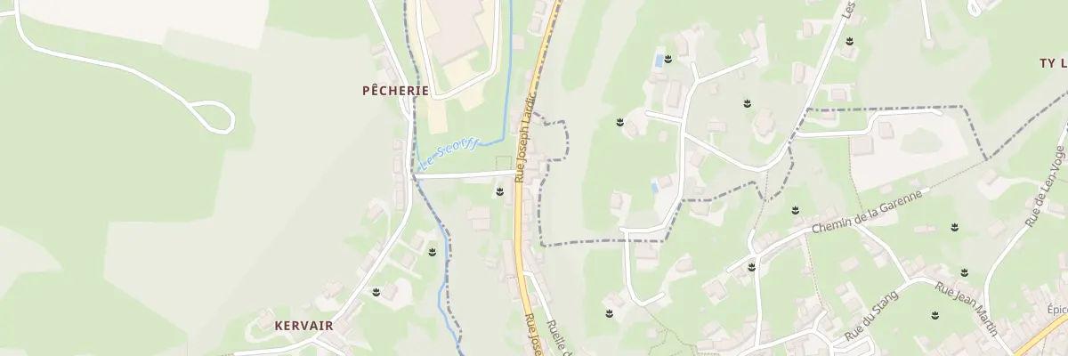 Plan du 25 Rue Joseph Le Lardic à Guémené-sur-Scorff