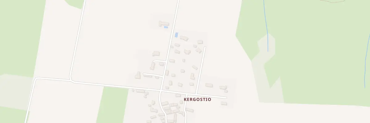 Plan du 1102 Kergostio à Sauzon