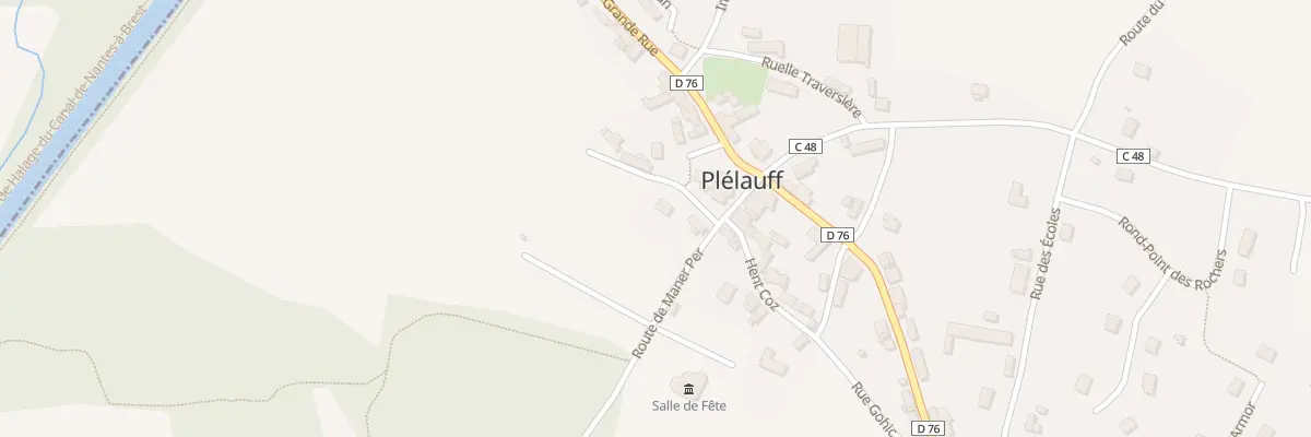 Plan du 3 Rue des Pêcheurs à Plélauff