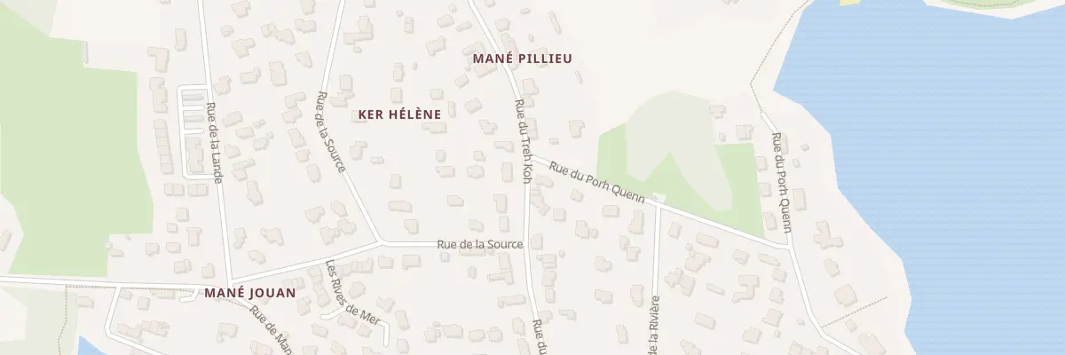 Plan du 29T Rue du Treh Koh à Plouhinec