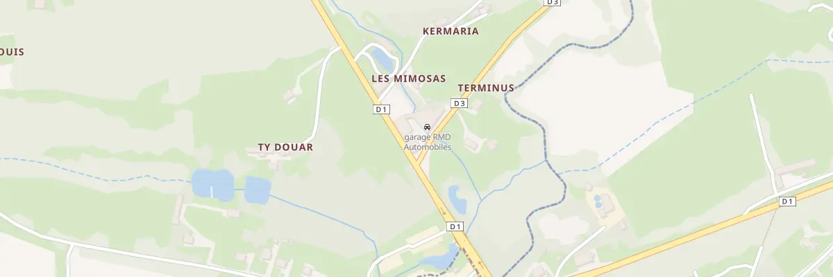 Plan du 5667F Terminus à Ploërdut