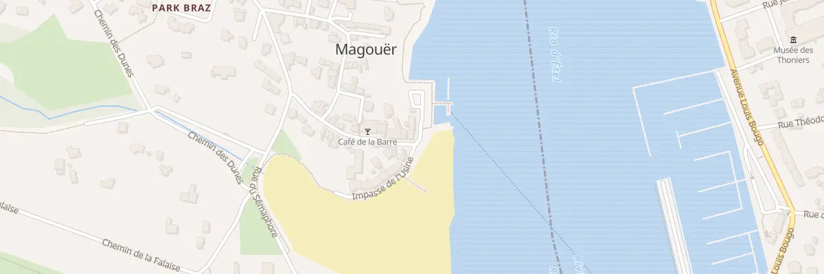 Plan du 81 Rue du Passage d’Etel à Plouhinec
