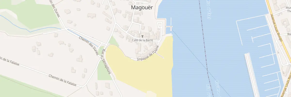 Plan du 5585 Le Passage d’Etel à Plouhinec