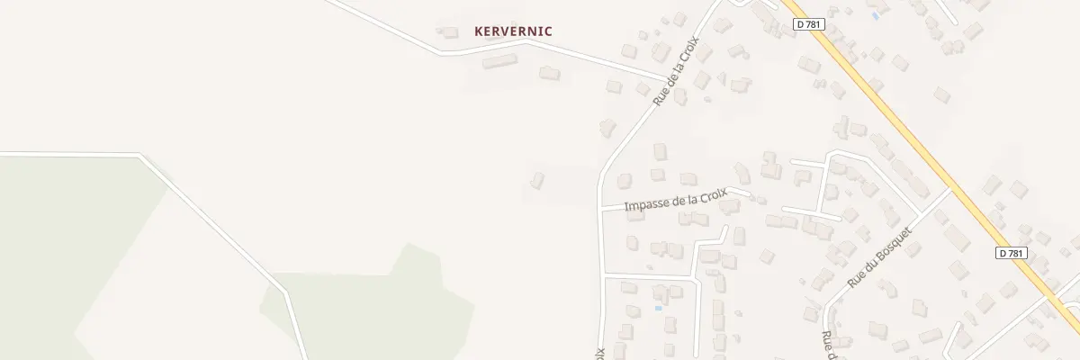 Plan du 12B Rue de la Croix à Plouhinec