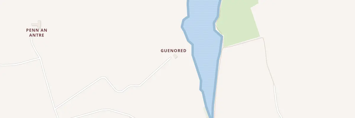 Plan du 5105 Guegnoret à Troguéry