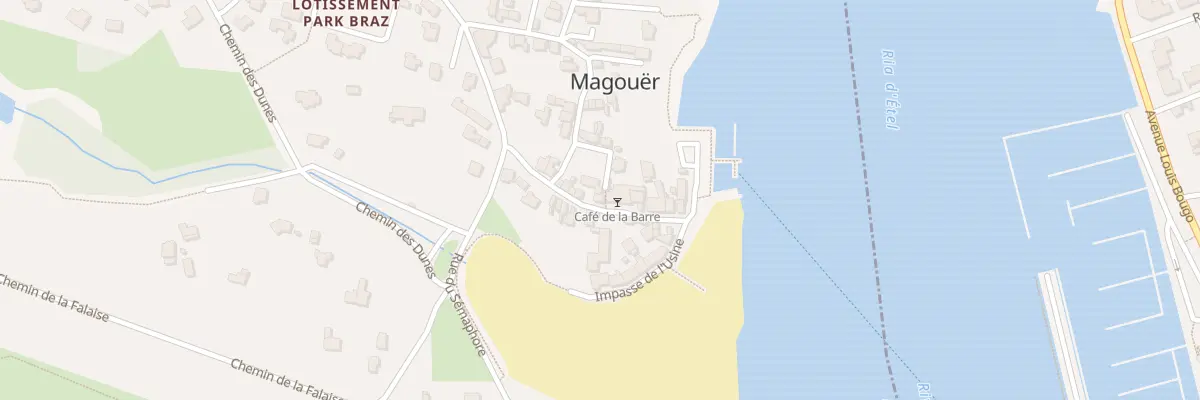 Plan du 71 Rue du Passage d’Etel à Plouhinec