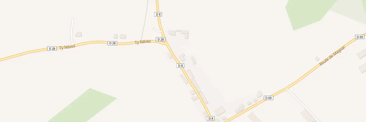 Plan du 3 Rte de Lanrivain à Kerien