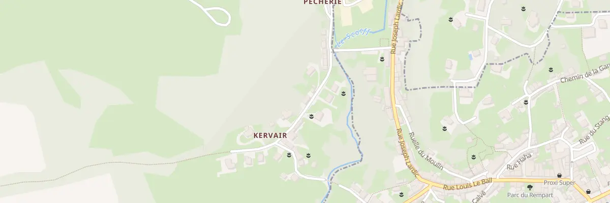Plan du 6 Kervair à Ploërdut