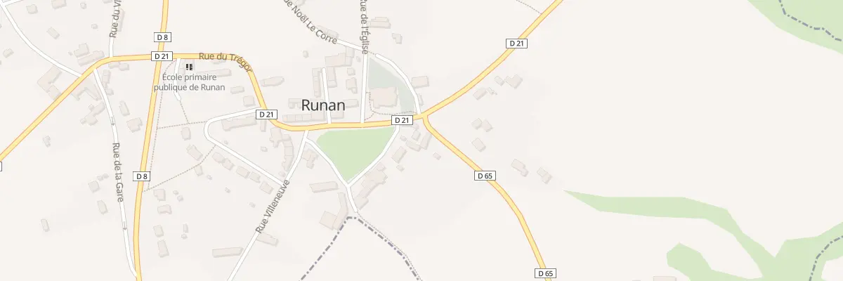 Plan du 4 Rue de Kerilis à Runan