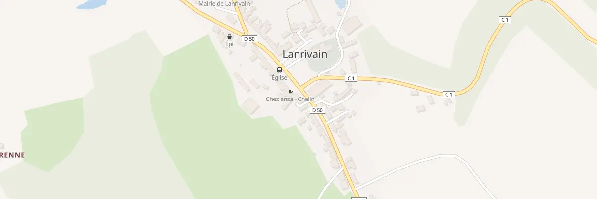 Plan du 1 Rue Kreisker à Lanrivain