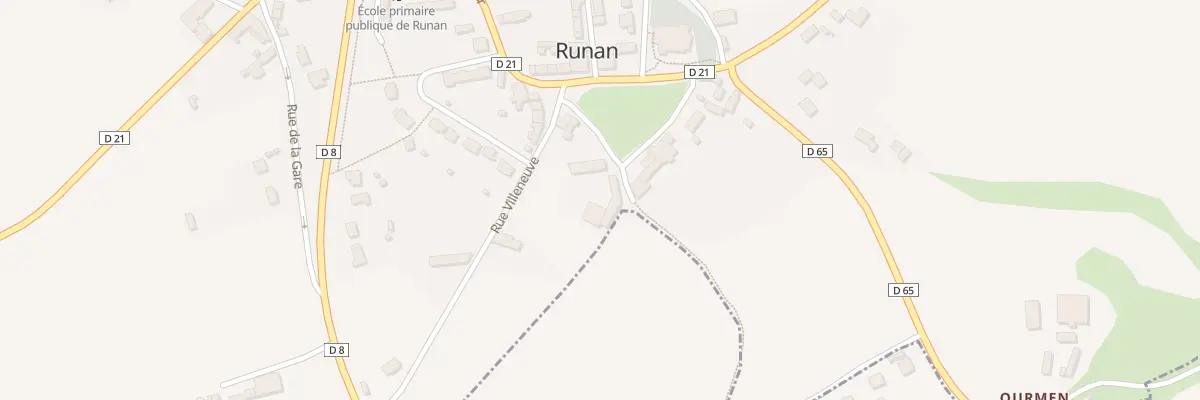 Plan du 2 Rue de Roc’Harou à Runan
