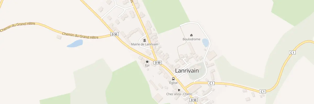 Plan du 28 Rue des Ecoliers à Lanrivain