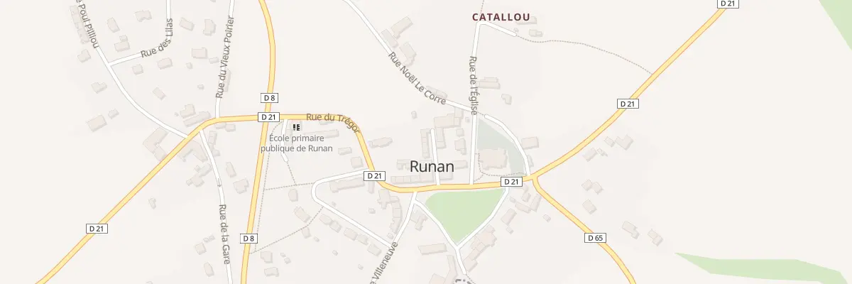 Plan du 7 Rue de la Liberté à Runan
