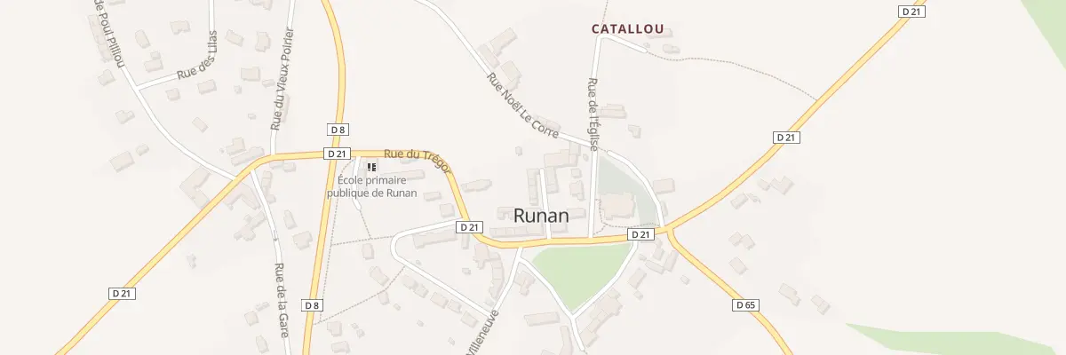 Plan du 9 Rue de la Liberté à Runan