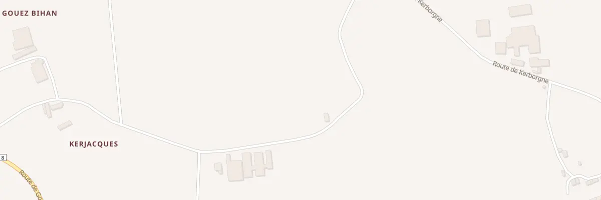 Plan du 5472 Kerjacques à Plounévez-Quintin