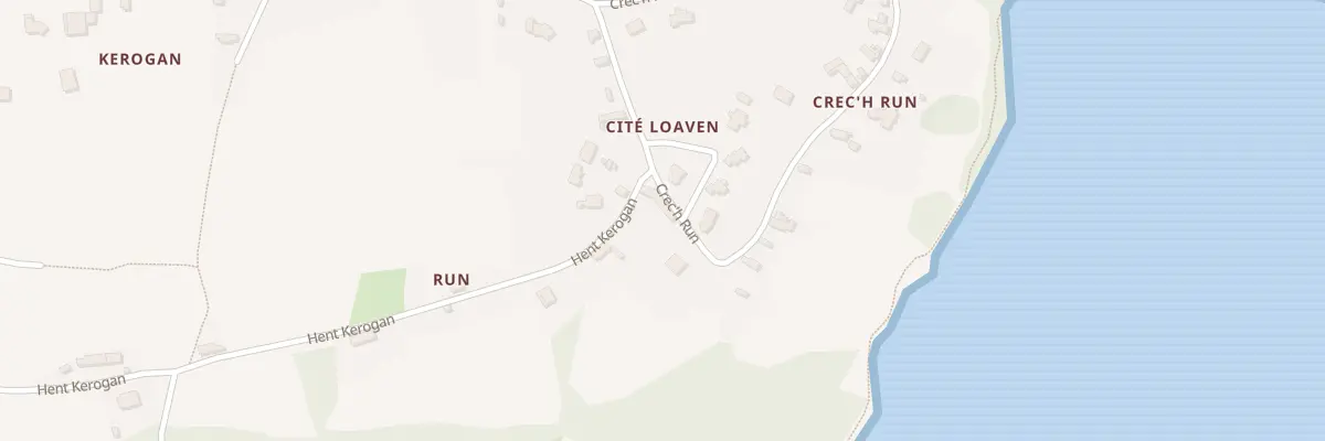 Plan du 20 Hent Crec’h Run à Plougrescant