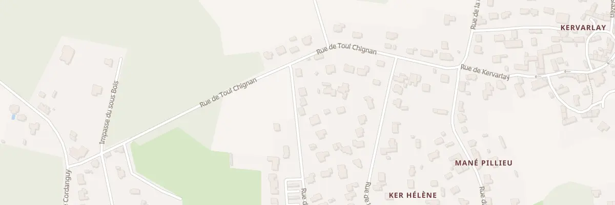 Plan du 7 Rue de la Lande à Plouhinec