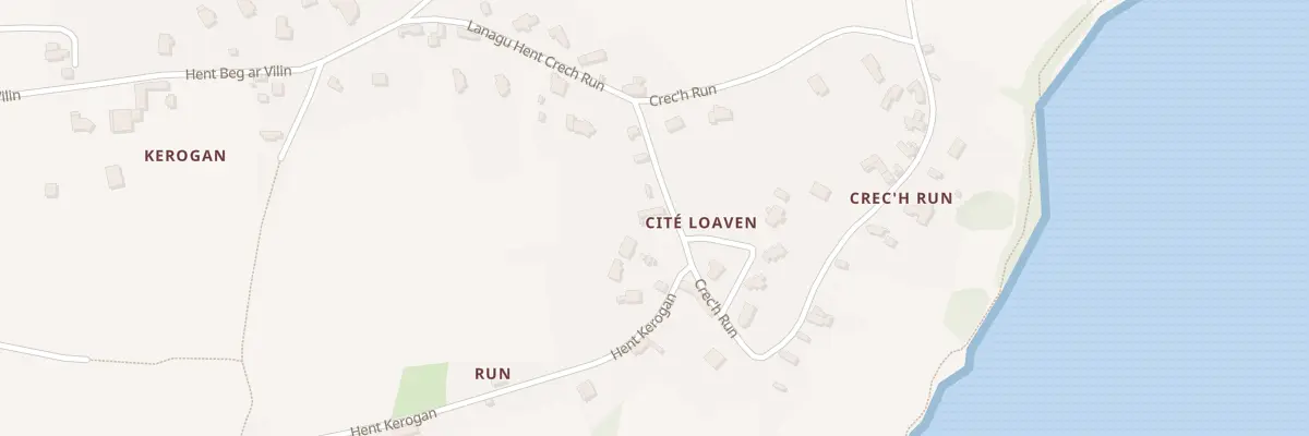 Plan du 16 Hent Crec’h Run à Plougrescant