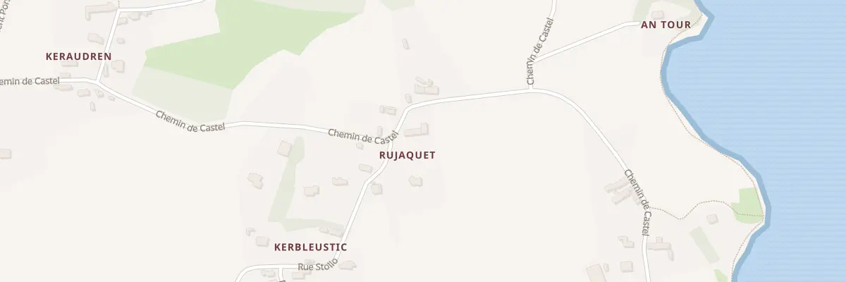 Plan du 2 Rujaquet Hent Le Varlen à Plougrescant