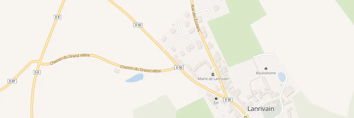Plan du 2 Rue de Kerne Uhel à Lanrivain