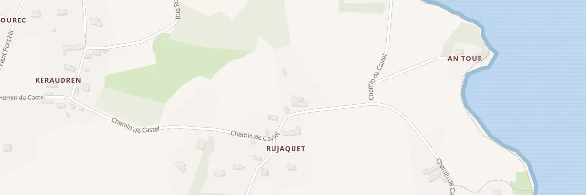 Plan du 5090 Rujaquet Hent Le Varlen à Plougrescant