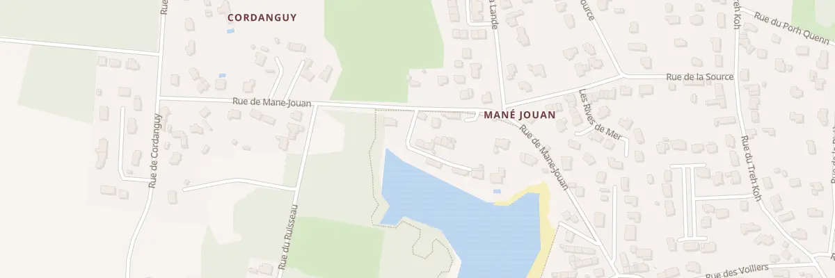 Plan du 1 Imp de Mané Jouan à Plouhinec