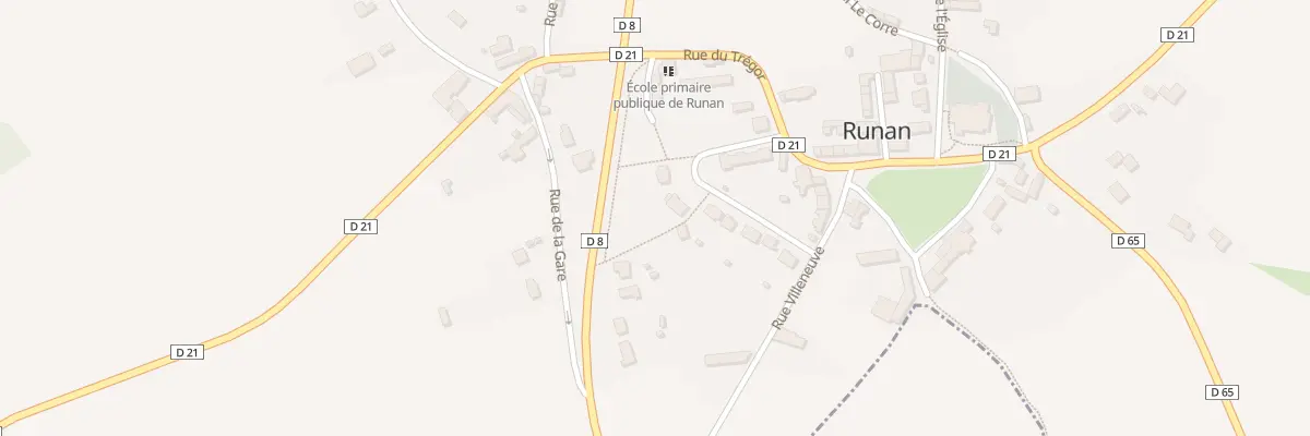 Plan du 6 Lot de Kernevez à Runan