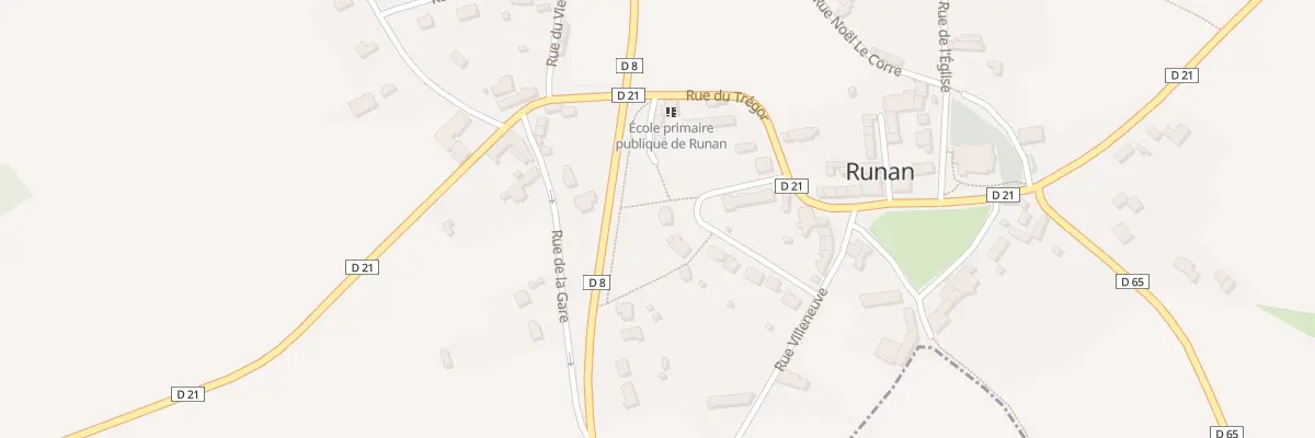 Plan du 7 Lot de Kernevez à Runan