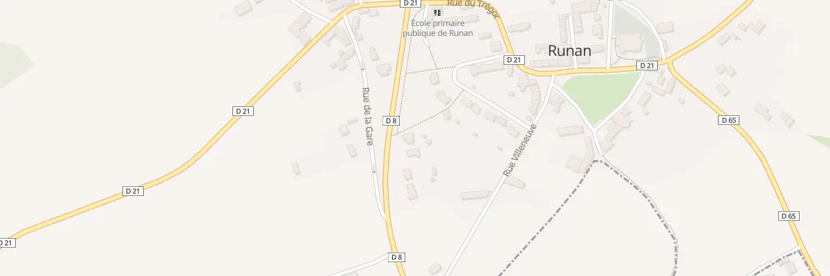 Plan du 8 Rue de la Grande Route à Runan