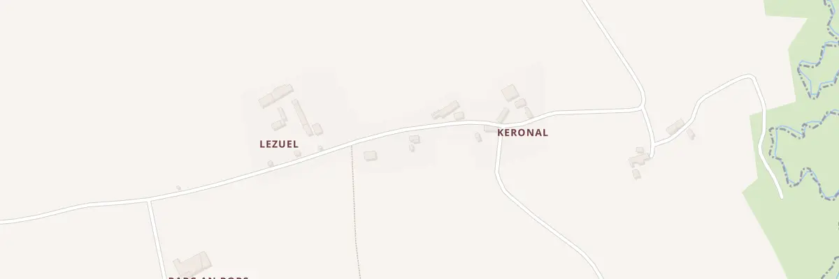 Plan du 3 Keronal à Brélidy