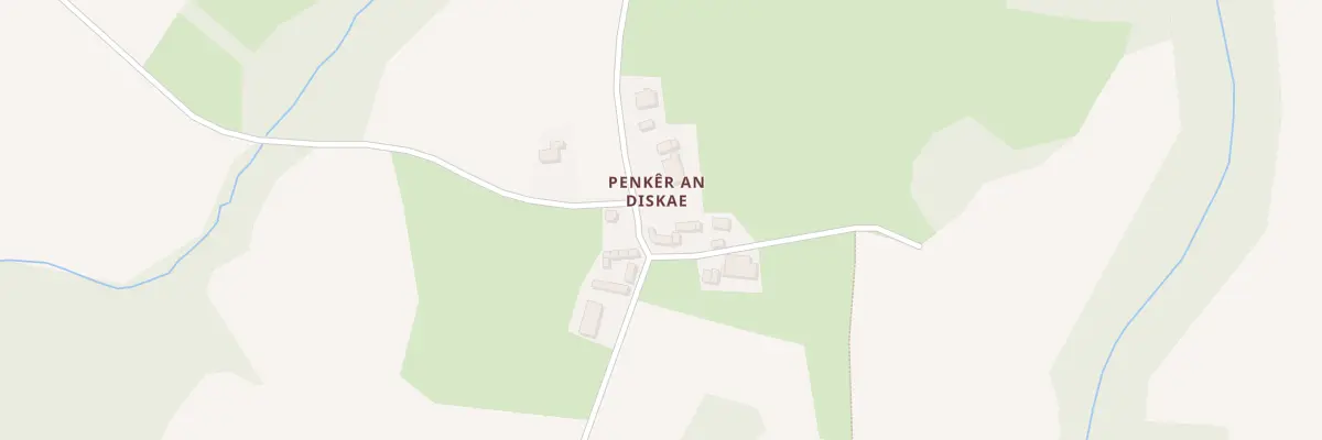Plan du 3 Penquer Disquay à Bourbriac