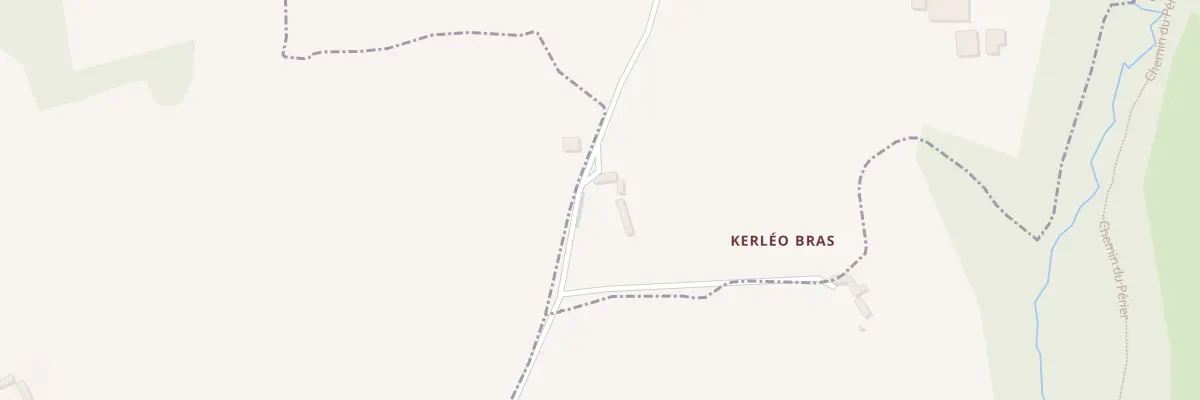 Plan du 7 Kerleau Vihan à Landebaëron