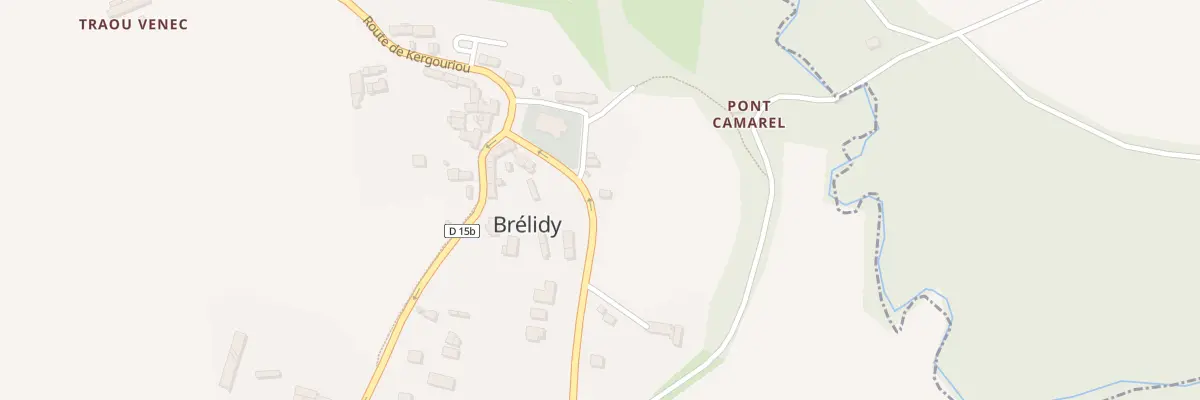 Plan du 11 Pl du Bourg à Brélidy
