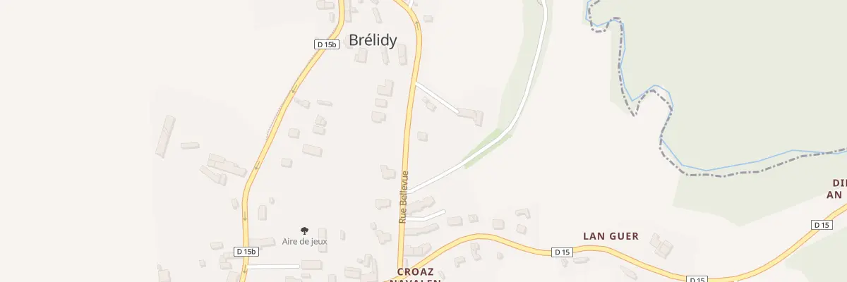 Plan du 4 Rue Bellevue à Brélidy