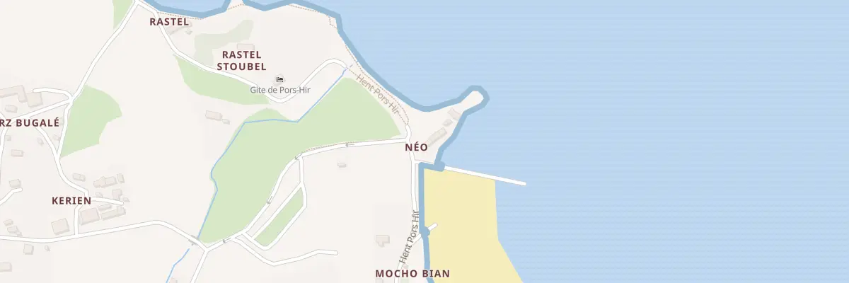 Plan du 64 Hent Pors Hir à Plougrescant