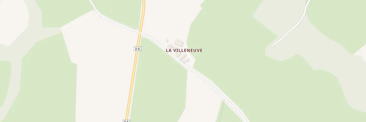 Plan du 5235 La Villeneuve à Lanrivain