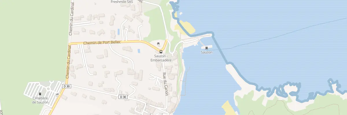 Plan du 184 Rue du Canon à Sauzon