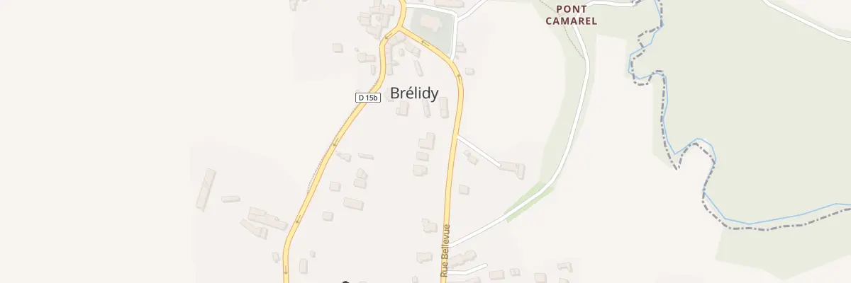 Plan du 5201 Rue Bellevue à Brélidy