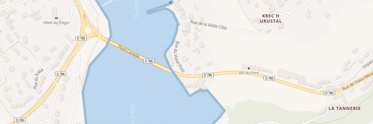 Plan du 9003 Imp du Pont Canada à Trédarzec