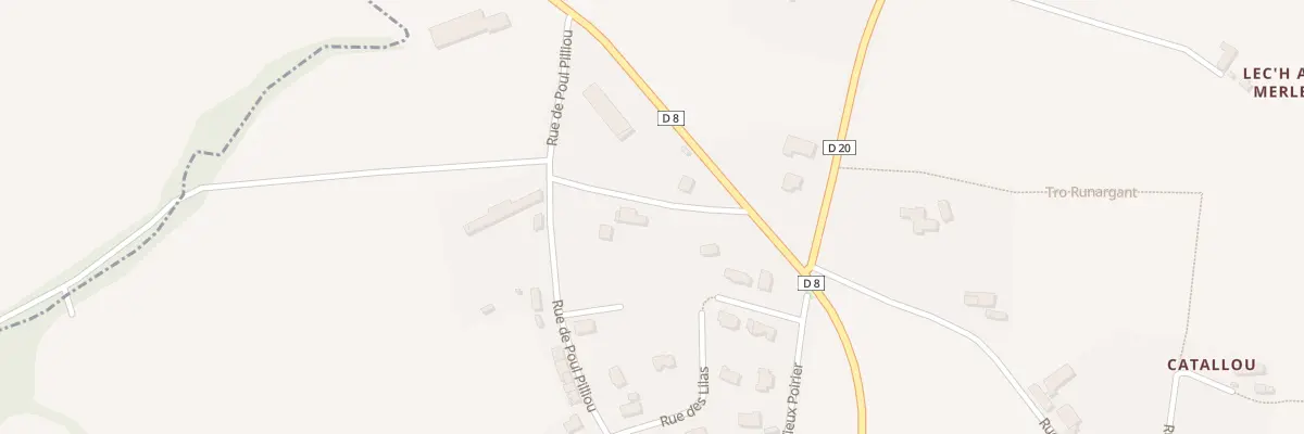 Plan du 2 La Motta à Runan