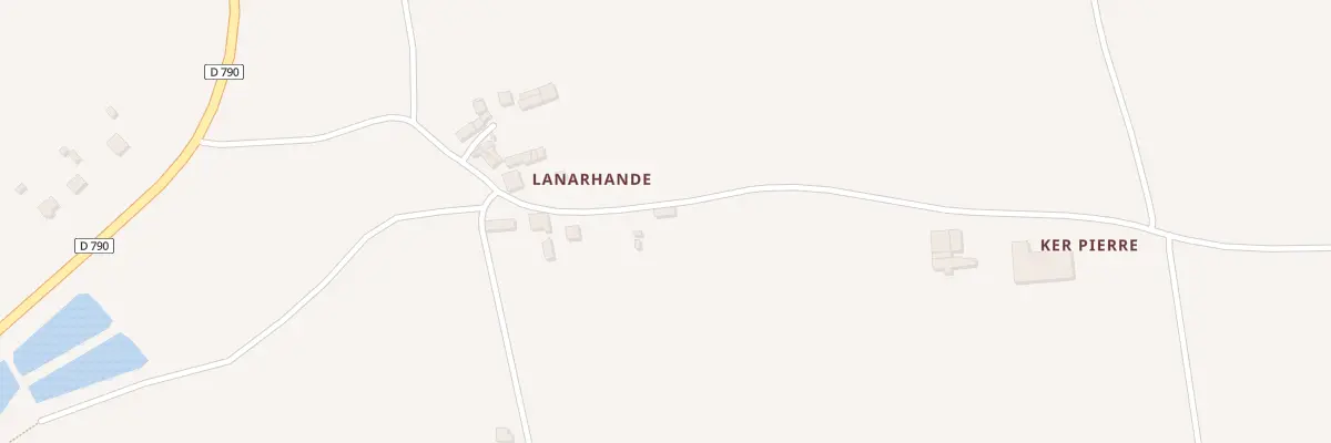 Plan du 12 Lanarhande à Plounévez-Quintin