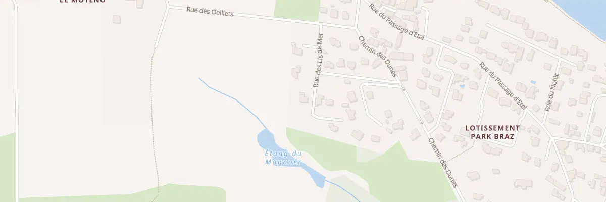 Plan du 12 Rue des Lis de Mer à Plouhinec
