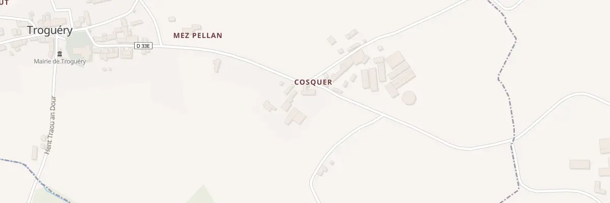 Plan du 5062 Le Cosquer à Troguéry