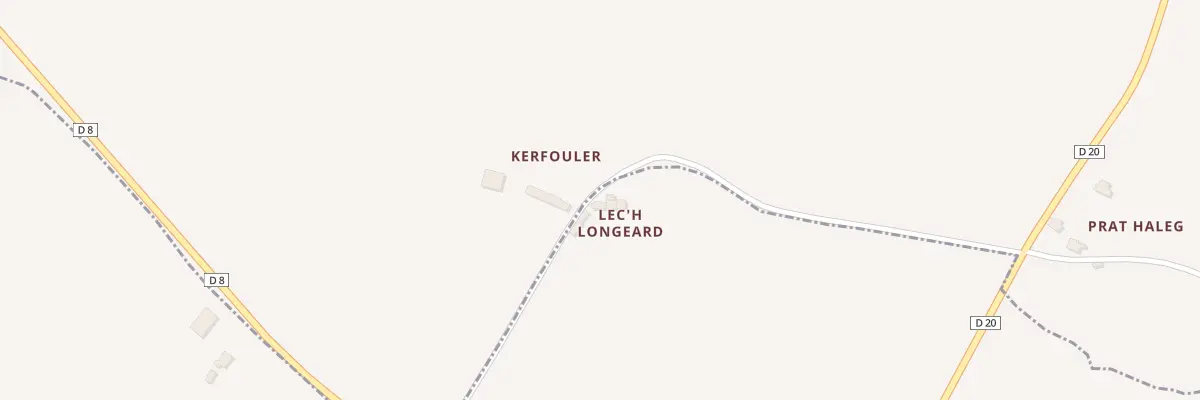 Plan du 4 Lech Longeard à Runan