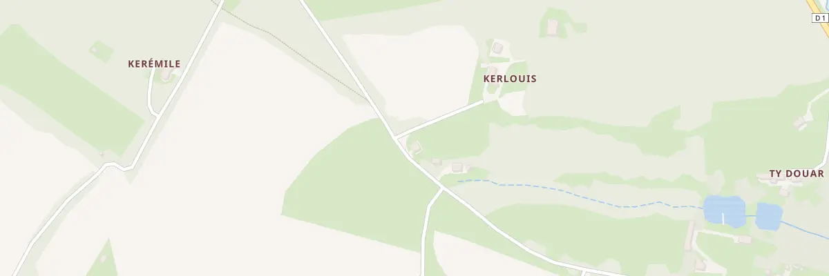 Plan du 2 Ker Louis à Ploërdut