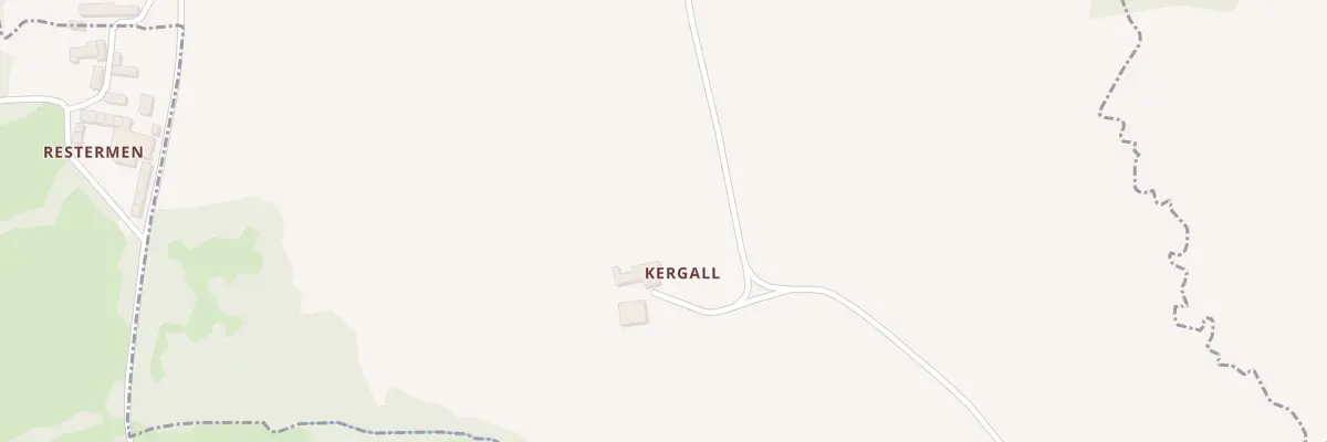Plan du 5087 Kergall à Lescouët-Gouarec