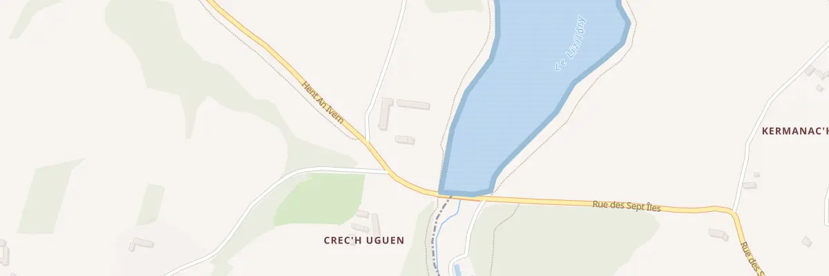 Plan du 3 L’Enfer Hent Laouenan à Plougrescant