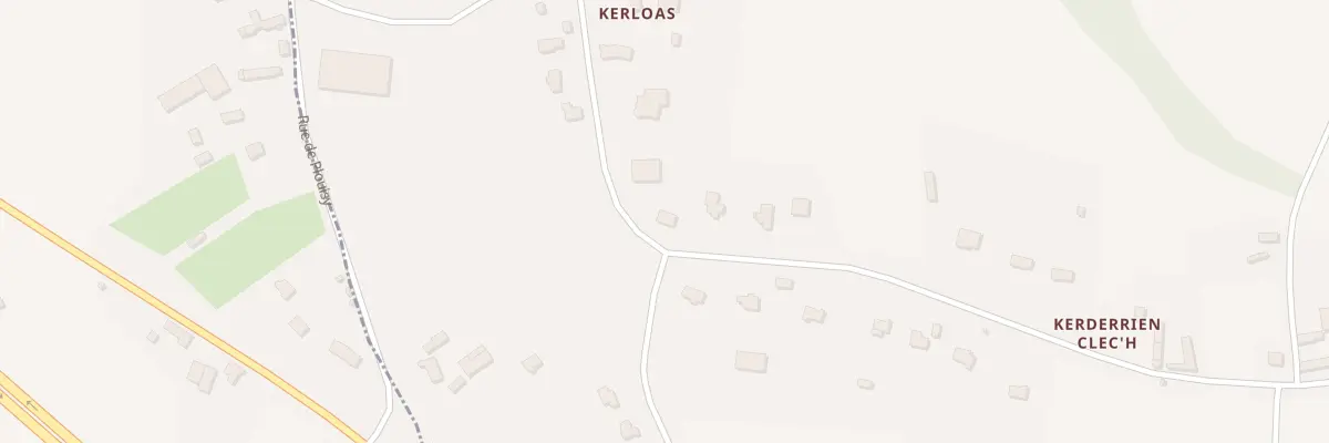 Plan du 3 Kerloas à Plouisy