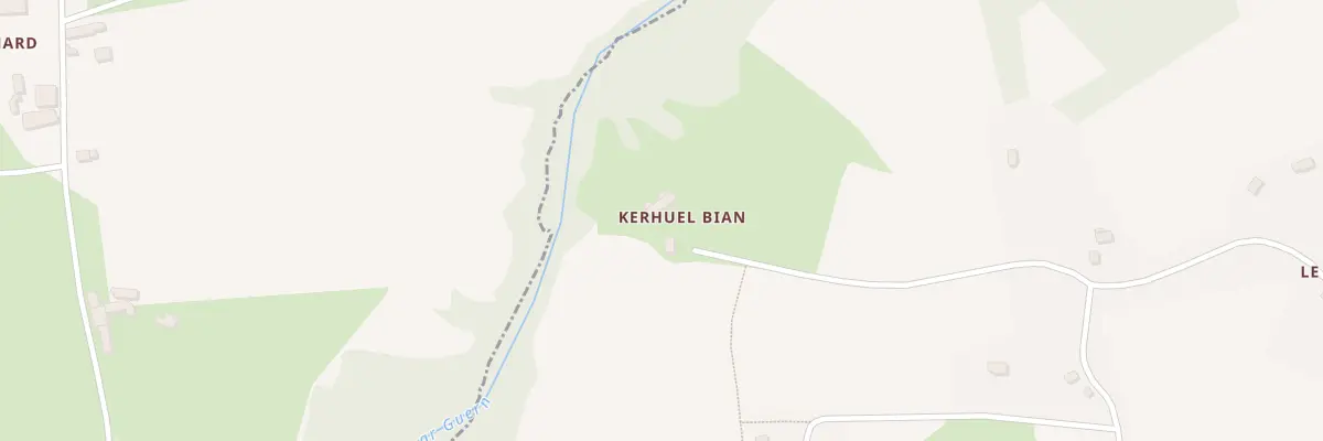 Plan du 5409F Kerhuel Bian à Plouëc-du-Trieux